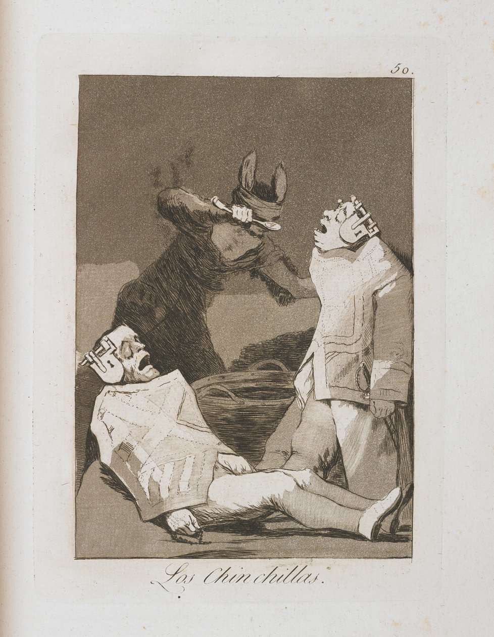 Plaat uit Los Caprichos door Francisco de Goya