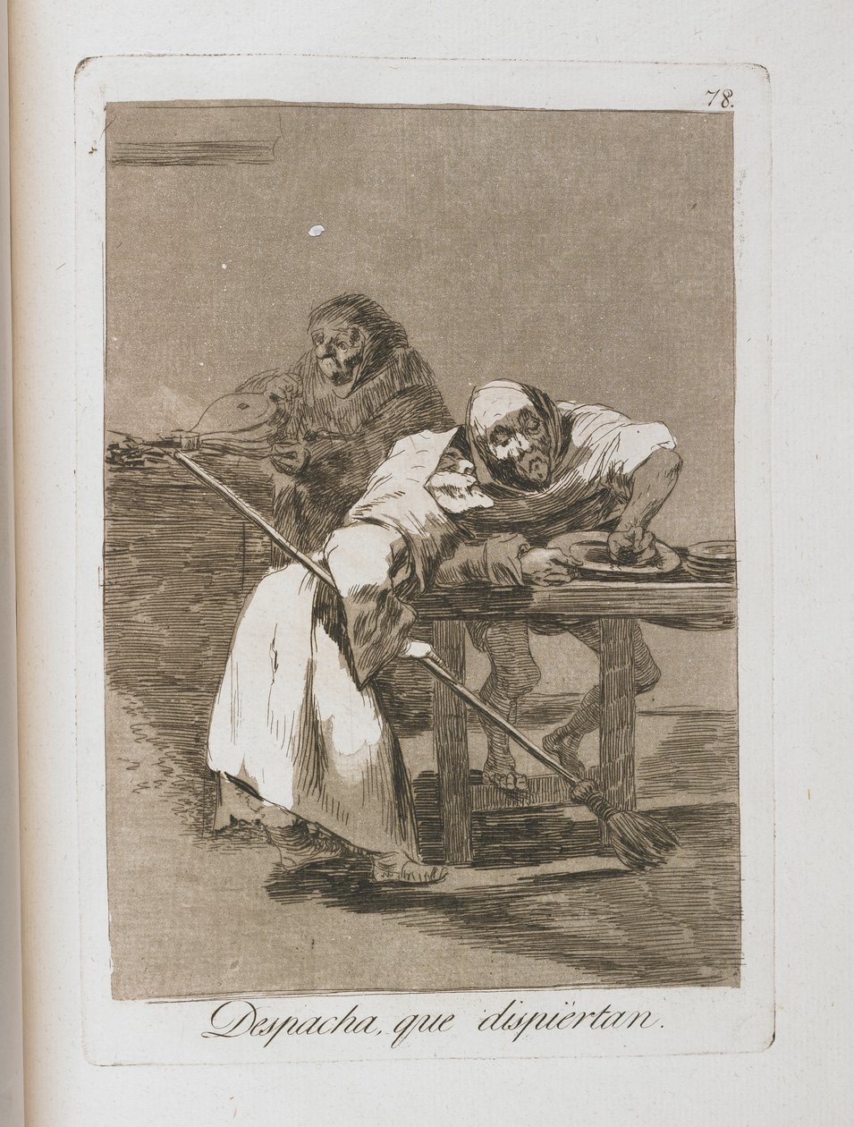 Plaat uit Los Caprichos, 1797-1798 door Francisco de Goya