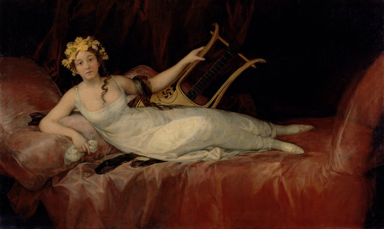 De Marquesa de Santa Cruz, 1805 door Francisco de Goya
