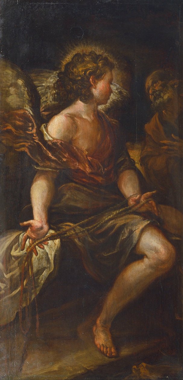 De engel bevrijdt Sint-Petrus door Francisco Rizi