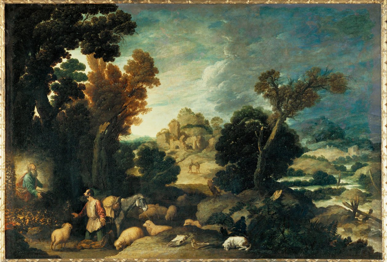 Le buisson ardent - Mozes en de brandende struik ... door Francisco Collantes