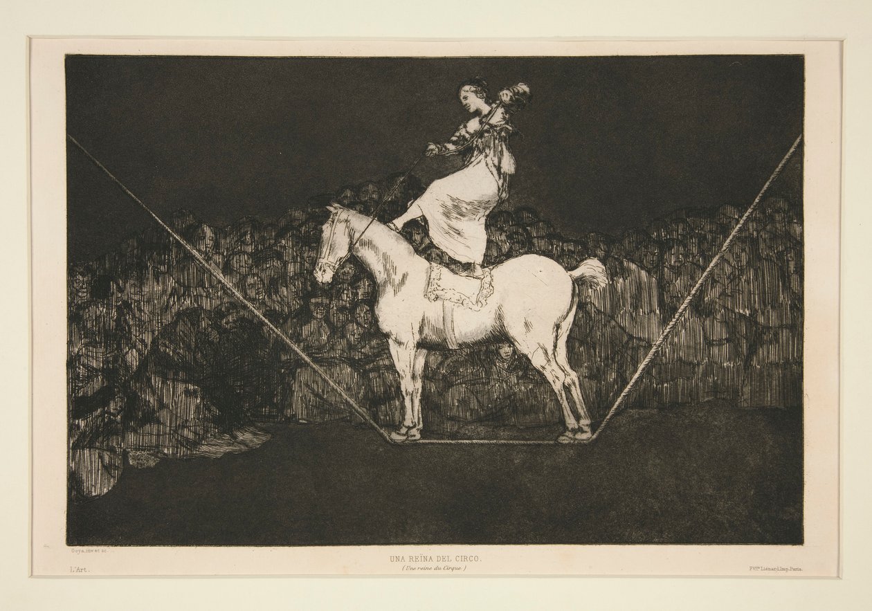 Punctuele Dwaasheid, ongenummerde plaat uit de serie Los proverbios door Francisco de Goya