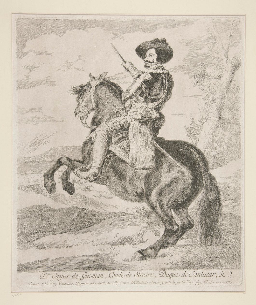 Gaspar de Guzman, Graaf Hertog van Olivares door Francisco de Goya