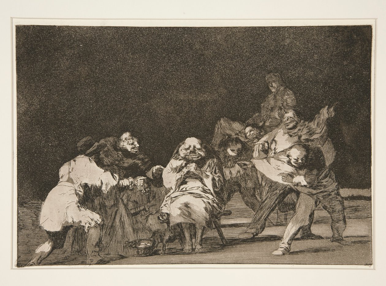 La Lealtad (Loyaliteit), pl. 17 uit de serie Los proverbios door Francisco de Goya
