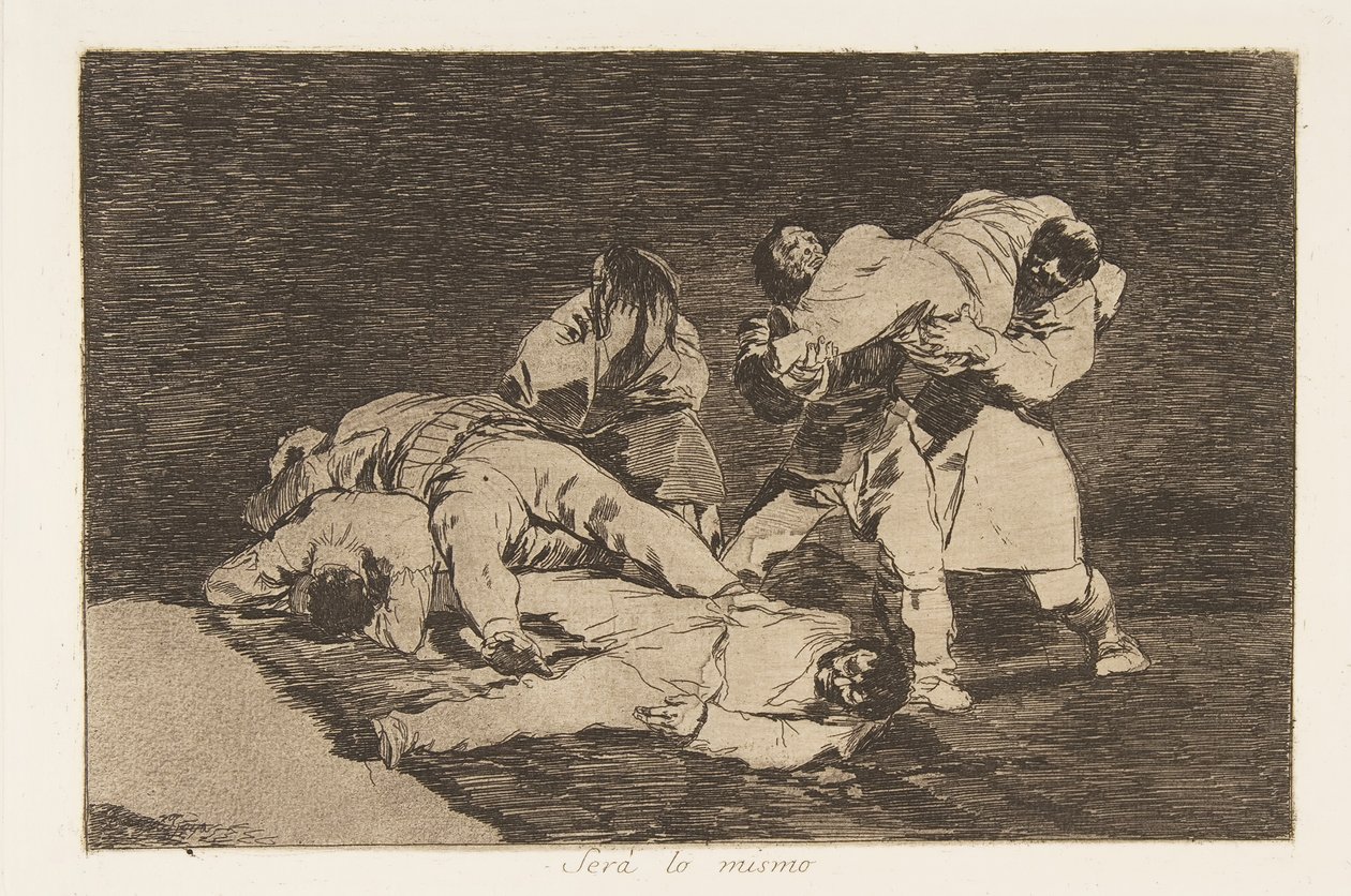 Plaat 21 uit De Rampen van de Oorlog (Los Desastres de la Guerra) door Francisco de Goya