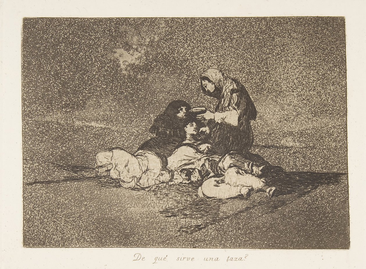 Plaat 59 uit De rampen van de oorlog door Francisco de Goya