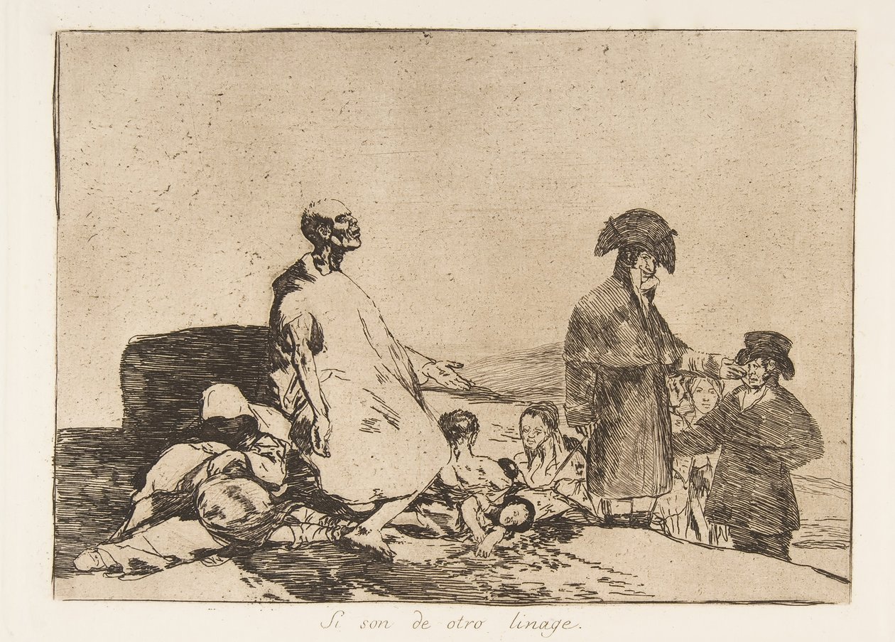 Plaat 61 uit De Rampen van de Oorlog: Pe door Francisco de Goya