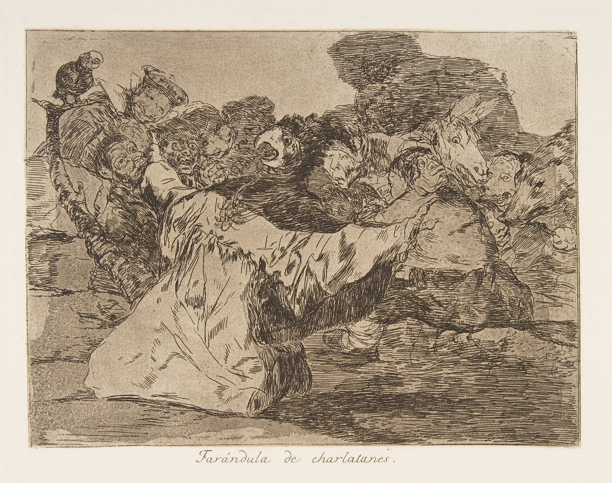 Plaat 75 uit De Rampen van de Oorlog door Francisco de Goya