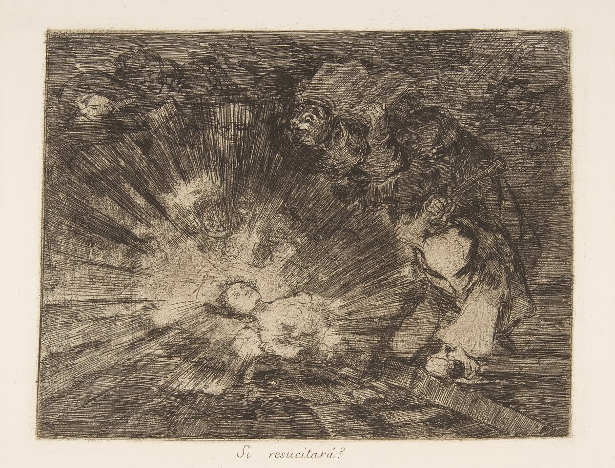 Plaat 80 uit De rampen van de oorlog Los Desastres de la Guerra door Francisco de Goya