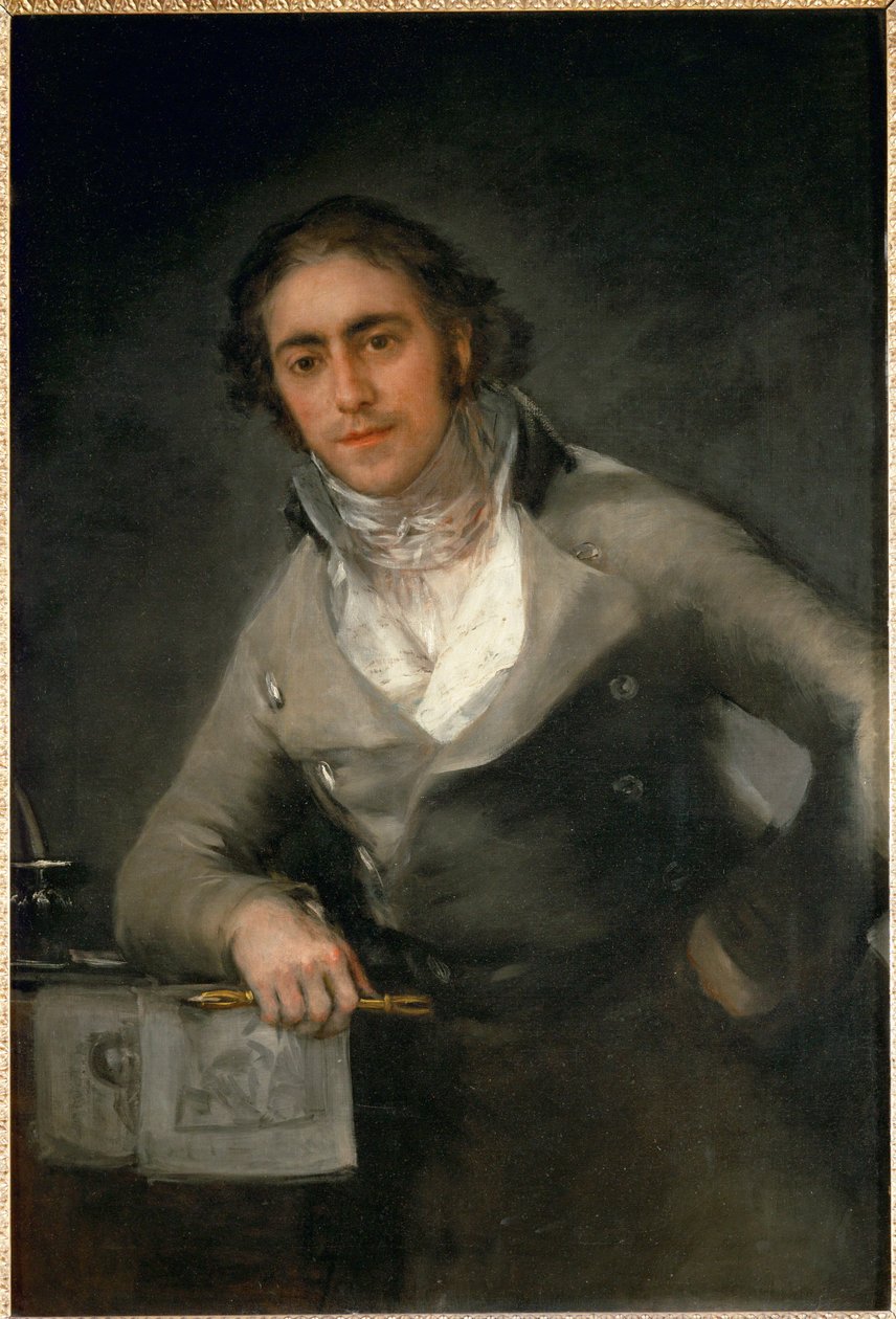 Portret van een man - Portret van een man ... door Francisco Jose de (circle of) Goya y Lucientes