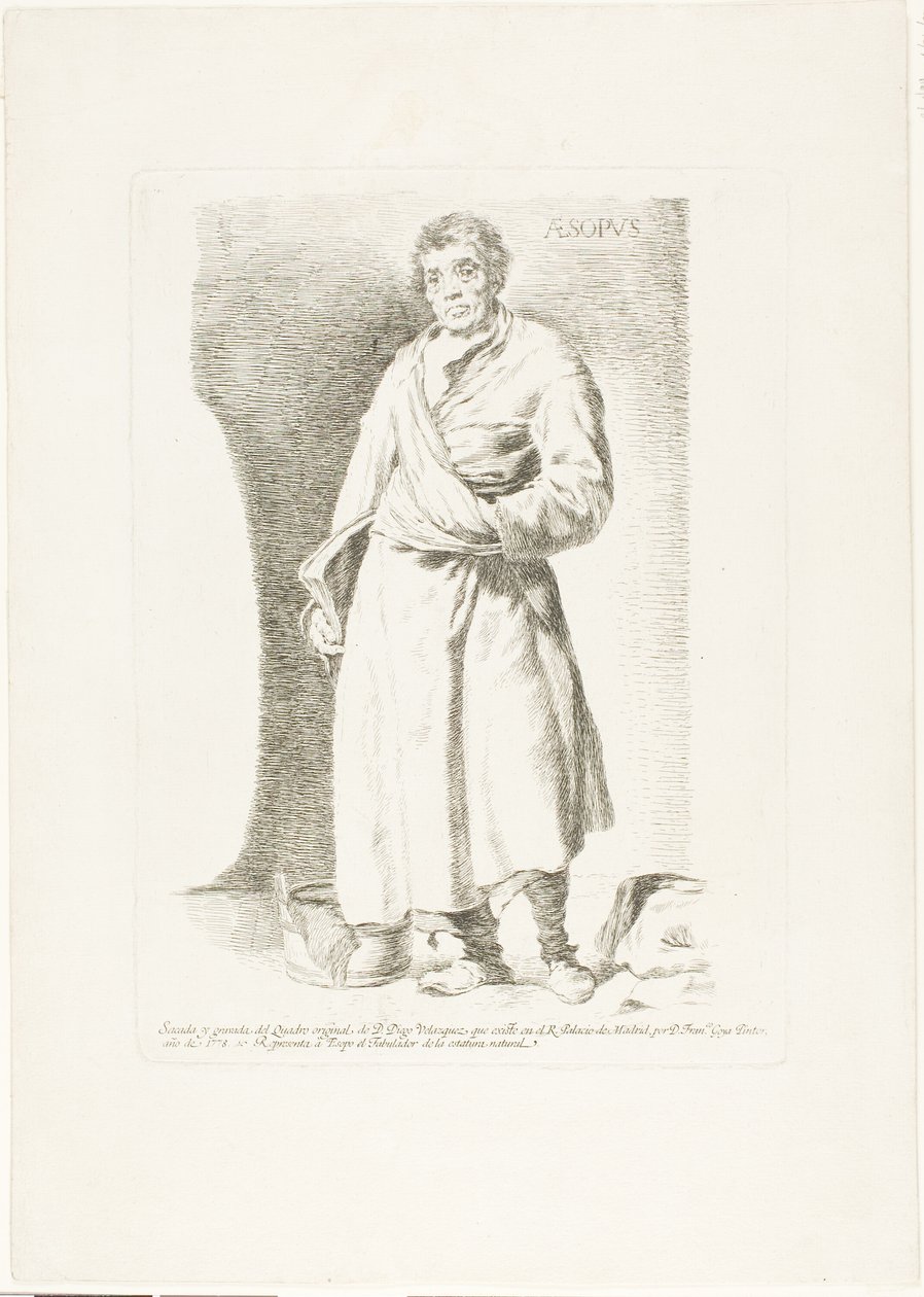 Aesopus door Francisco Jose de Goya y Lucientes
