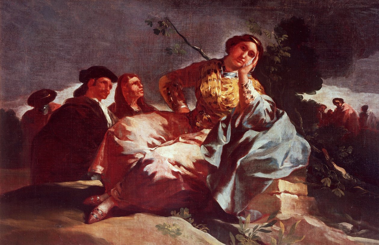 Afspraak door Francisco Jose de Goya y Lucientes