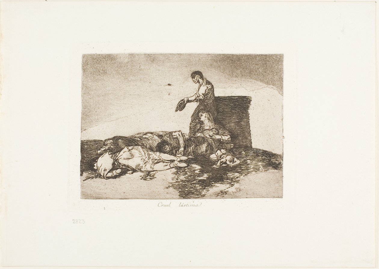 Wreed Verhaal van Ellende!, plaat 48 uit De Rampen van de Oorlog door Francisco Jose de Goya y Lucientes