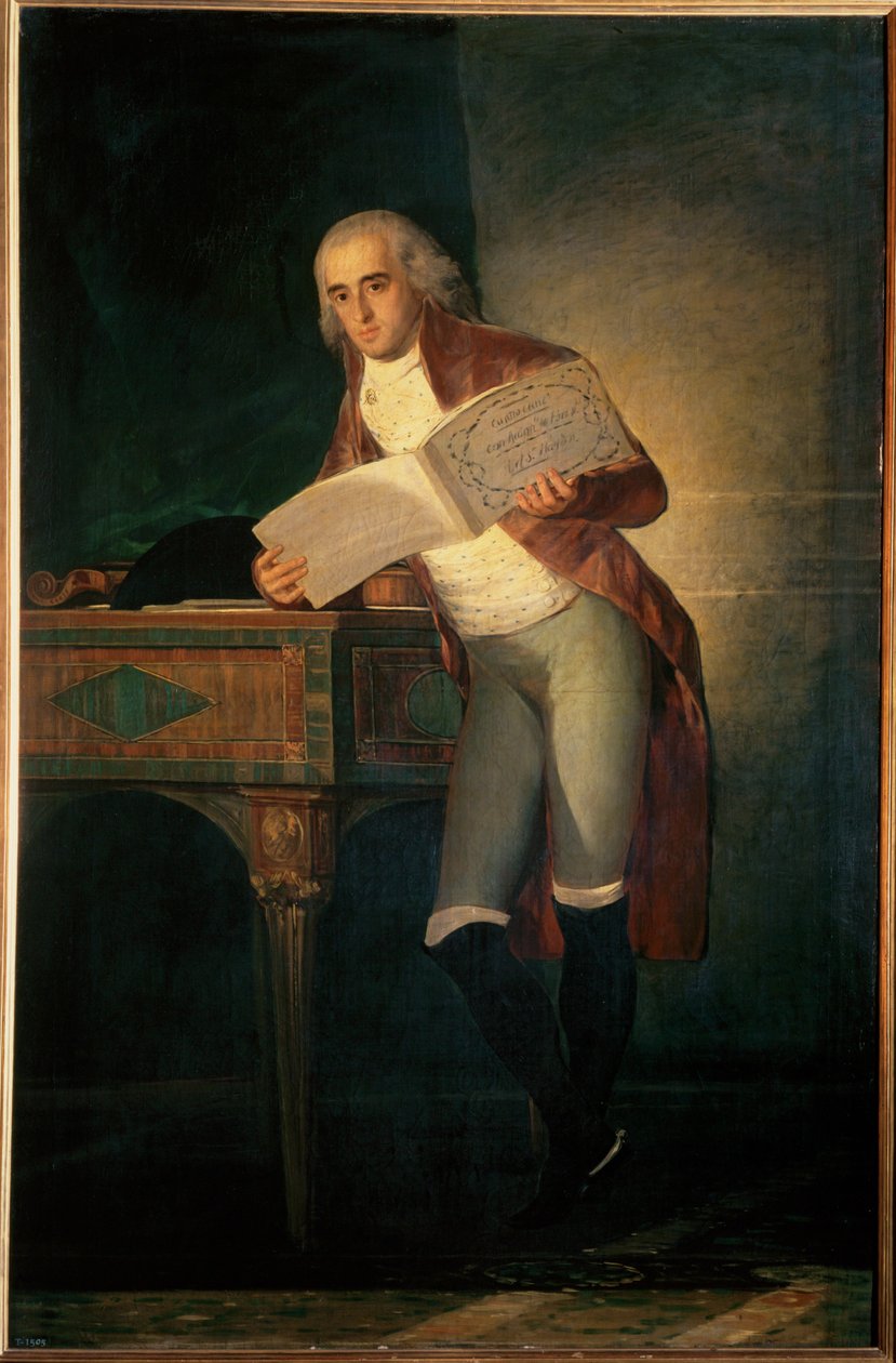 Don Jose Alvarez de Toledo y Gonzaga, Marques de Villafranca y Duque de Alba (schilderij op doek) door Francisco Jose de Goya y Lucientes