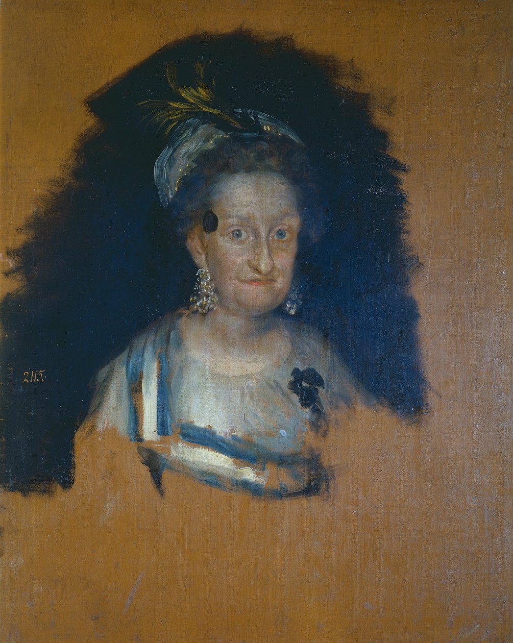 Infanta Maria Josefa, schets voor de groepsportret van De Familie van Karel IV door Francisco Jose de Goya y Lucientes