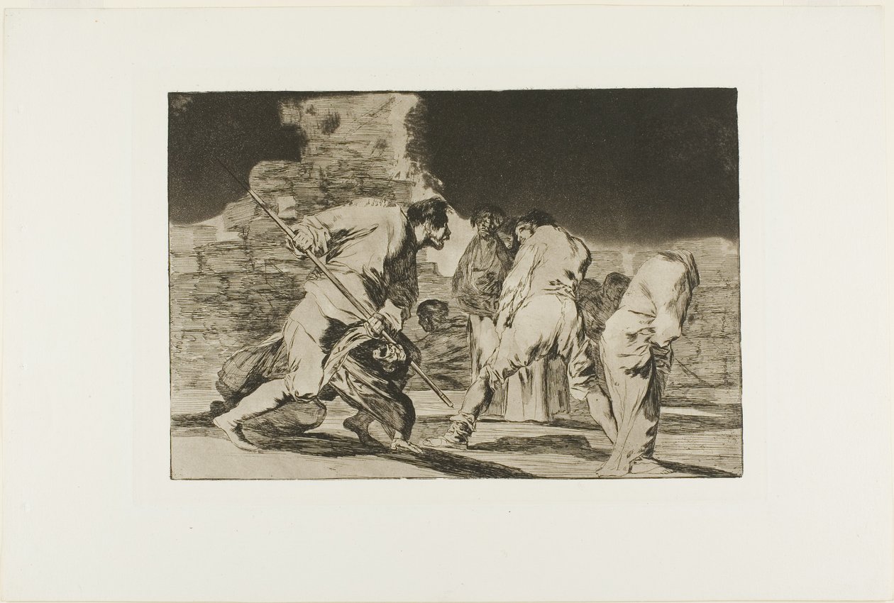 Het is verbazingwekkend - en wij zijn gemaakt door God, plaat zes uit Los Proverbios door Francisco Jose de Goya y Lucientes