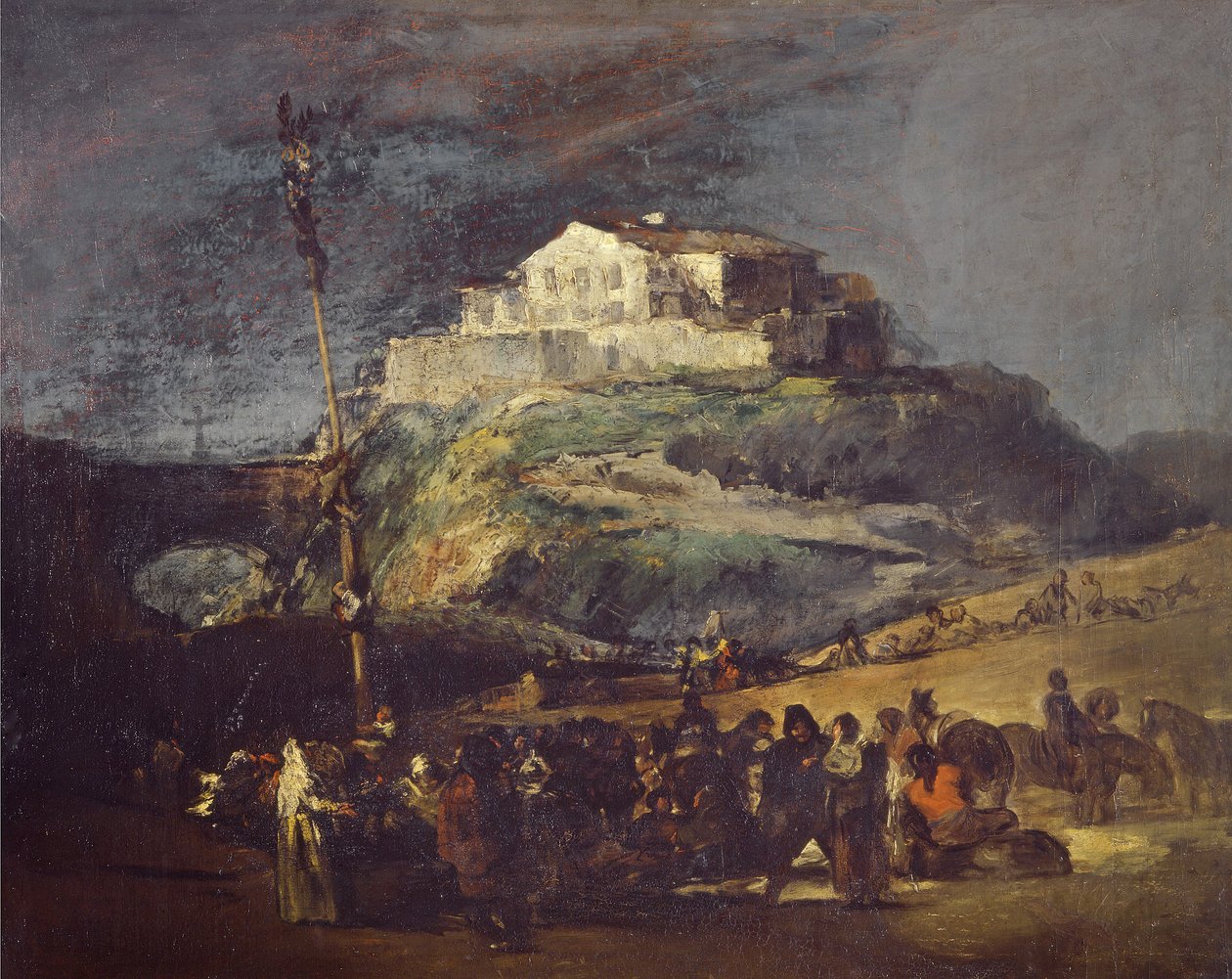 De mast van Luilekkerland door Francisco Jose de Goya y Lucientes