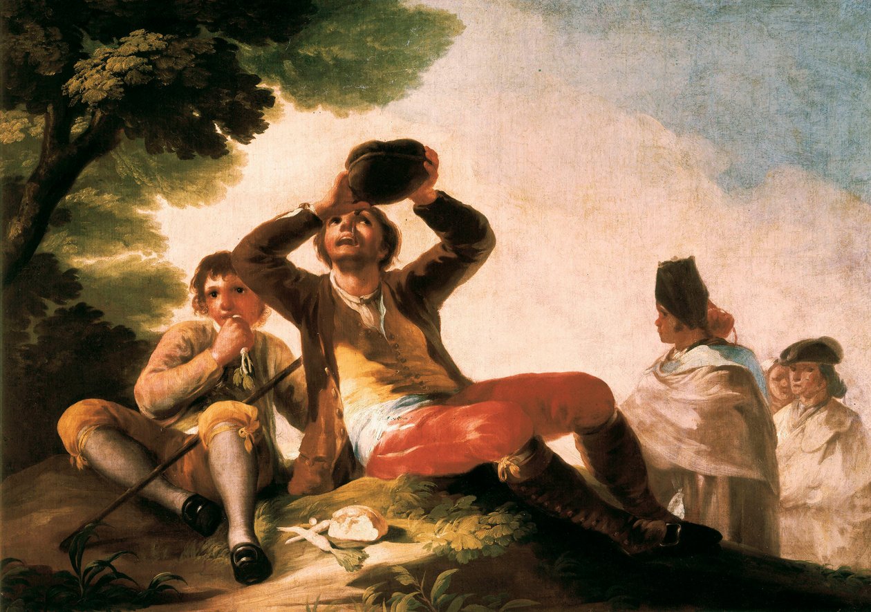 De drinker door Francisco Jose de Goya y Lucientes