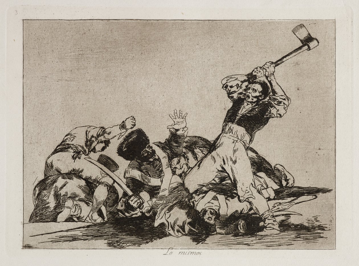 Lo Mismo (Hetzelfde) door Francisco Jose de Goya y Lucientes