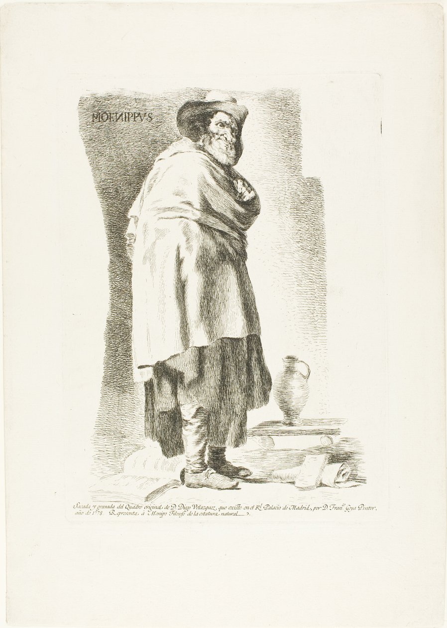 Menippus door Francisco Jose de Goya y Lucientes