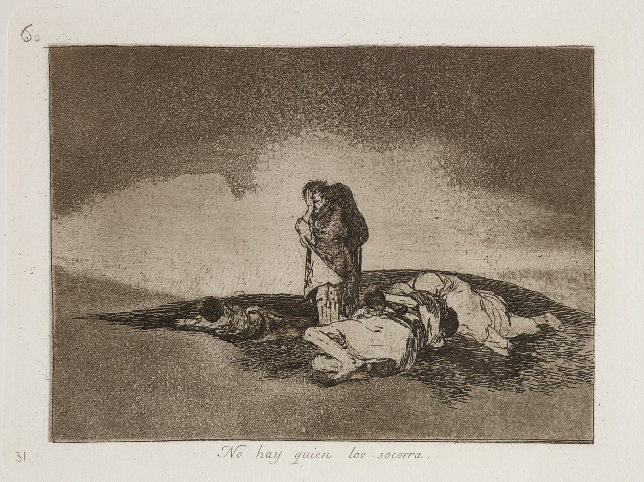 No Hay Quien Los Socorra door Francisco Jose de Goya y Lucientes