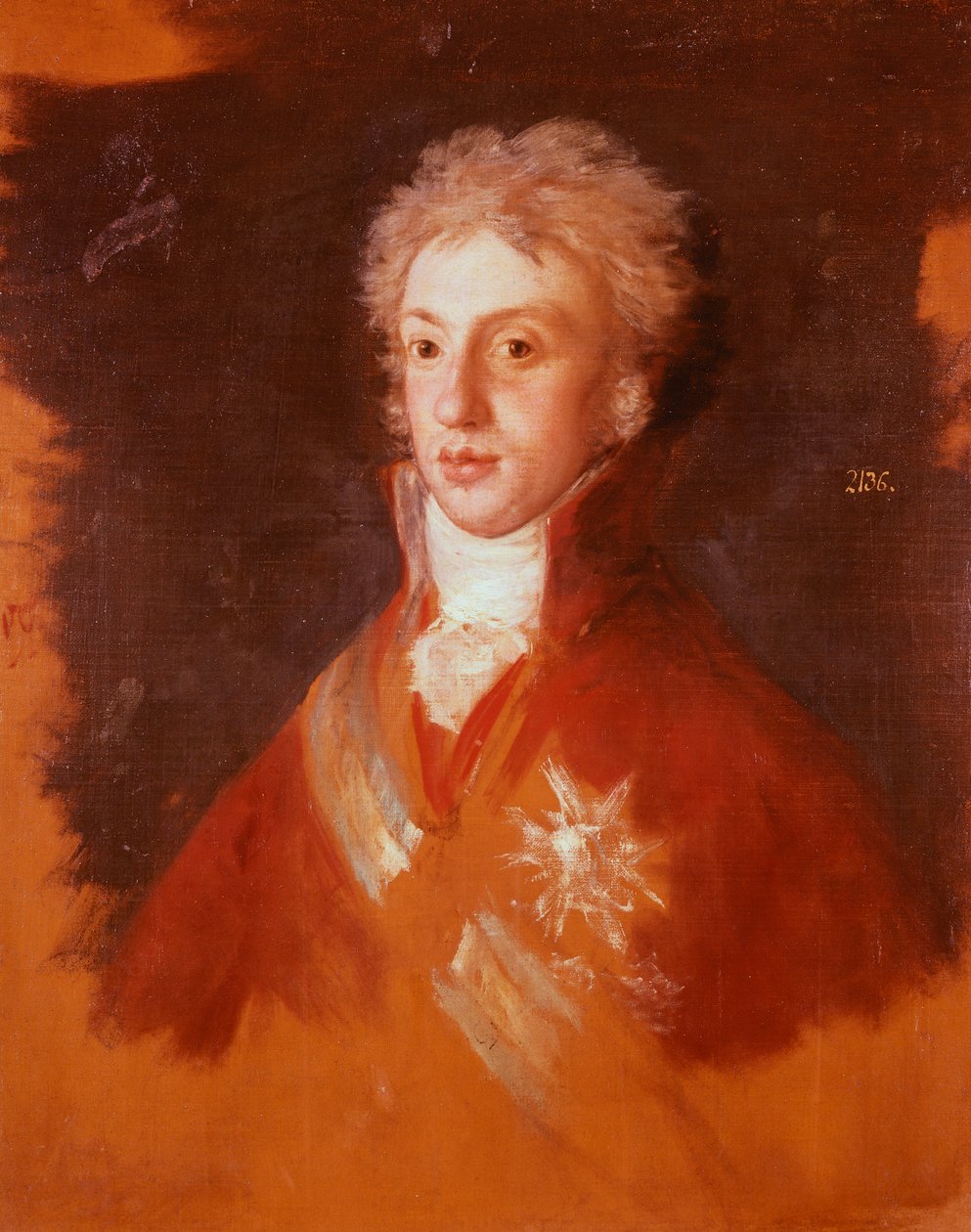 Portret van Luigi di Borbone-Parma, studie voor Familie van Karel IV door Francisco Jose de Goya y Lucientes