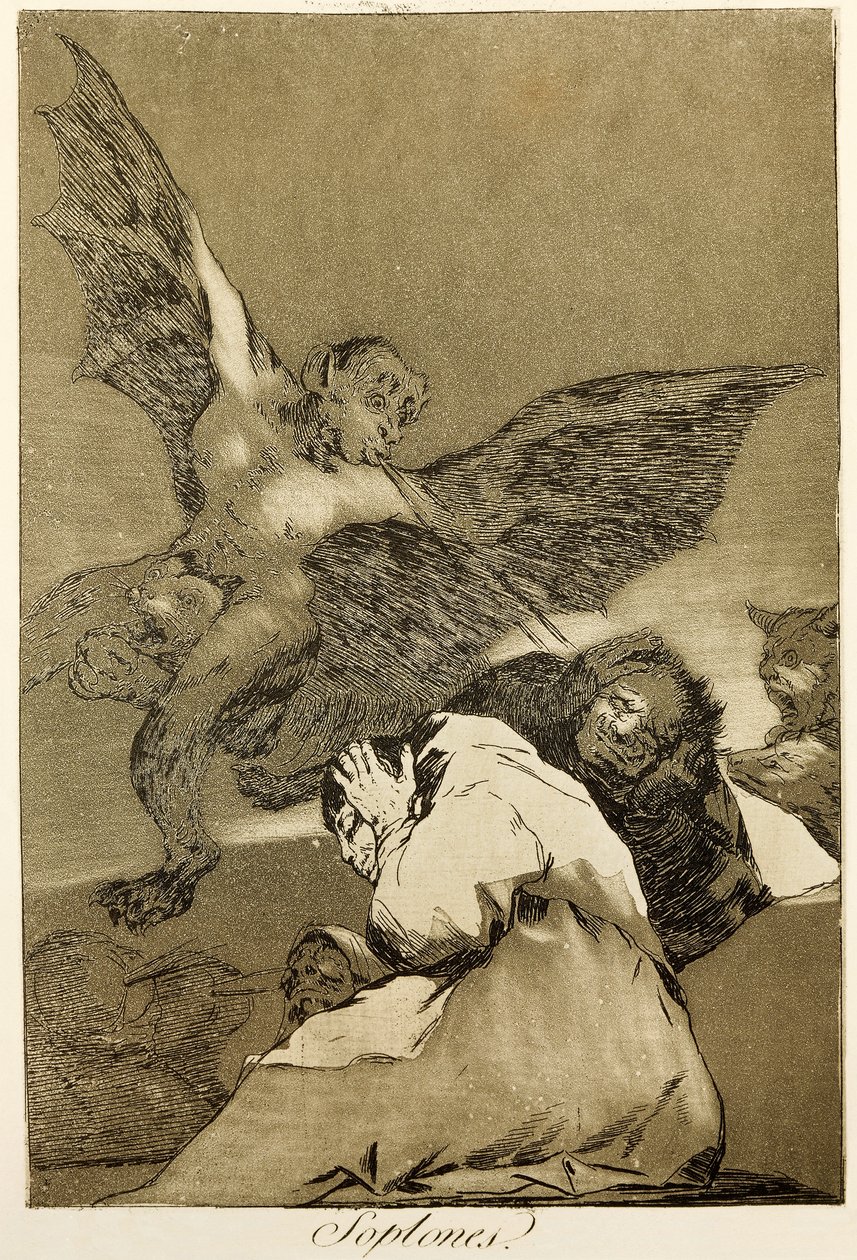 Klikspaan (Capricci) door Francisco Jose de Goya y Lucientes