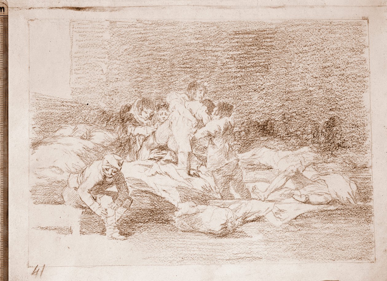 De rampen van de oorlog: En zij ook door Francisco de Goya