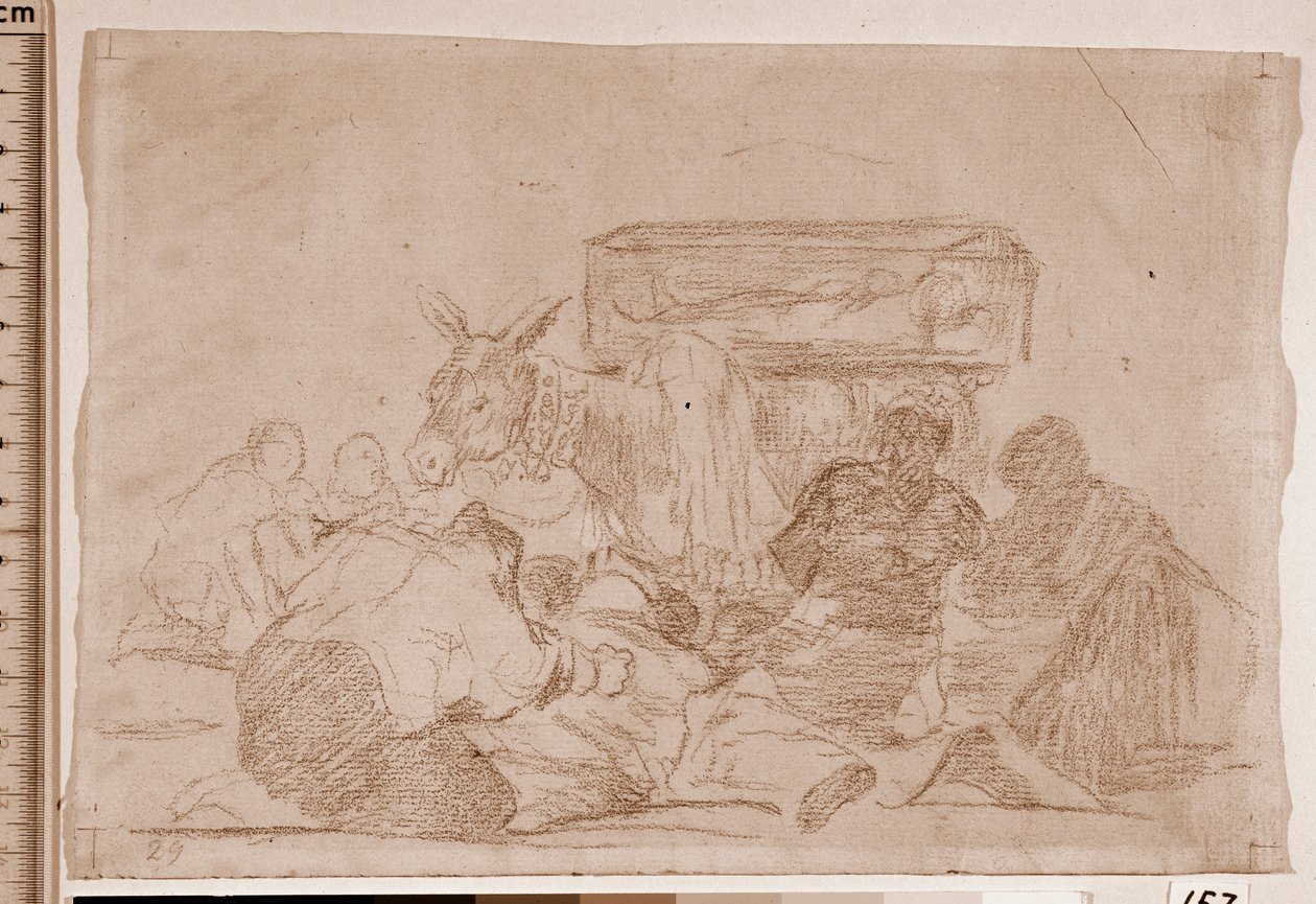 De rampen van de oorlog: Vreemde devotie door Francisco de Goya