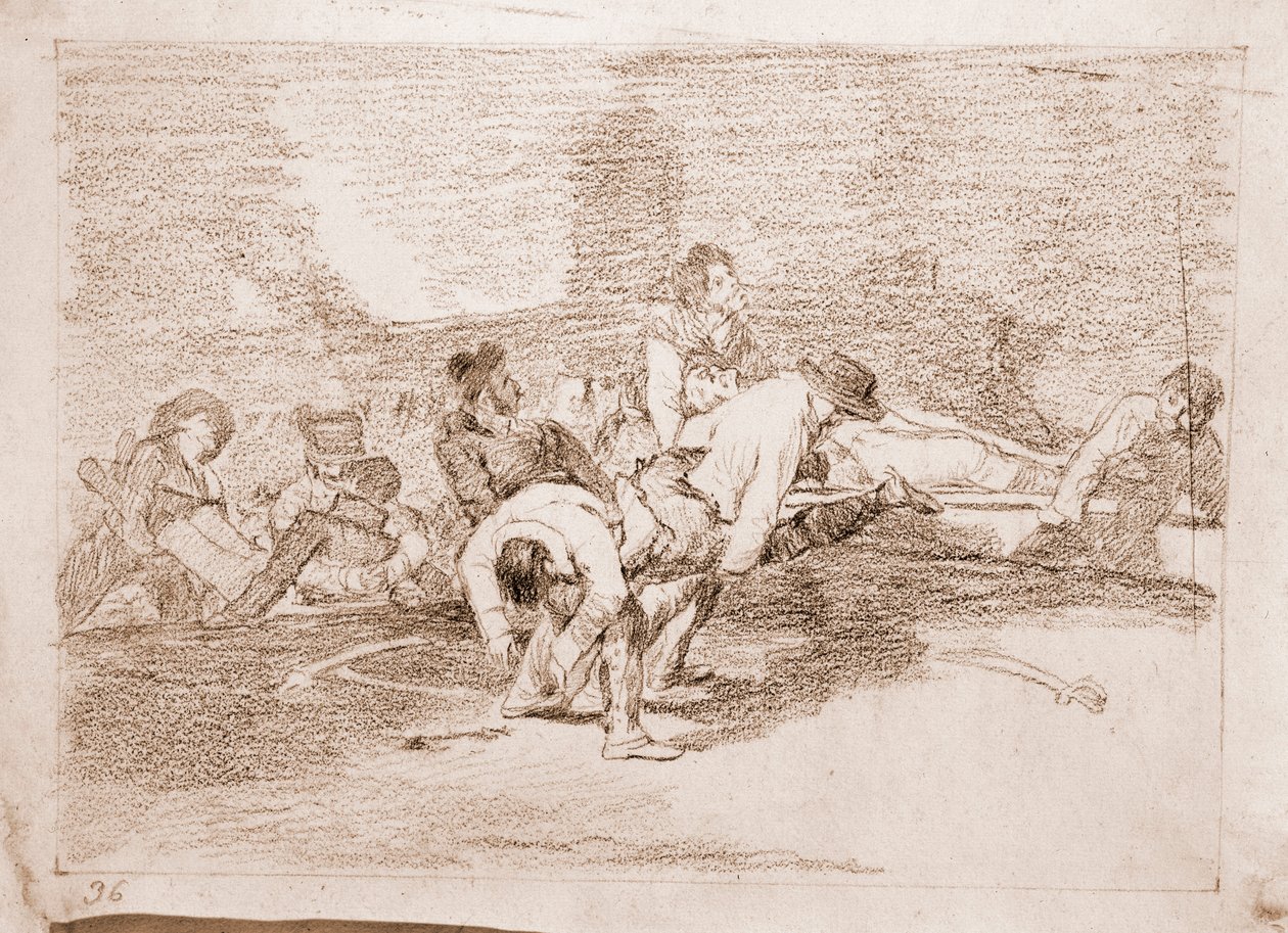 De rampen van de oorlog: Ze zullen nog kunnen dienen door Francisco de Goya