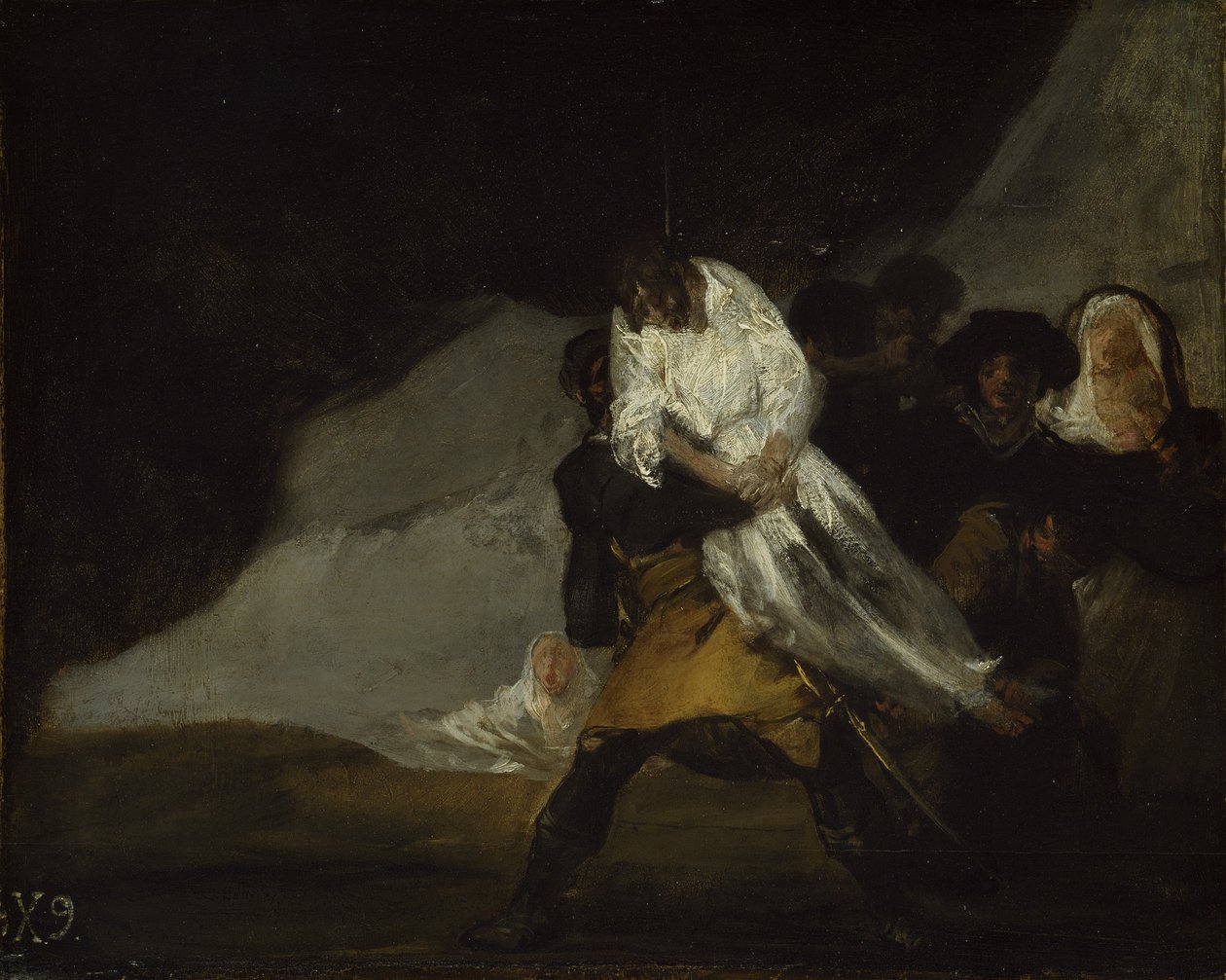 De Opgehangen Monnik door Francisco de Goya