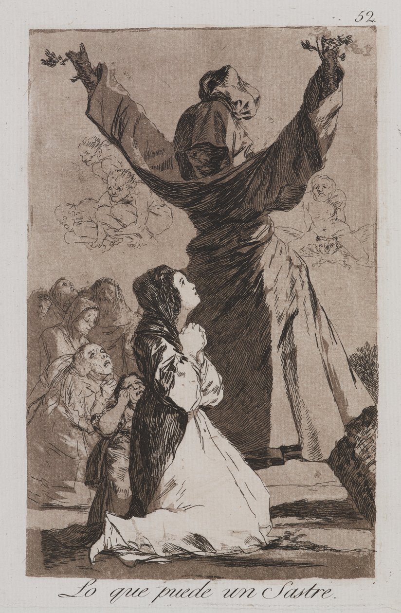 Wat een Kleermaker Kan Doen! (Lo que puede un sastre!) door Francisco de Goya