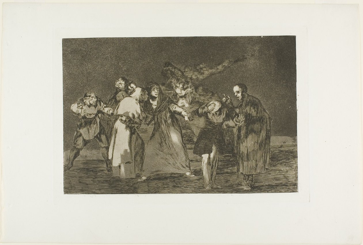 Wonden genezen sneller dan haastige woorden, plaat 16 uit Los Proverbios door Francisco Jose de Goya y Lucientes