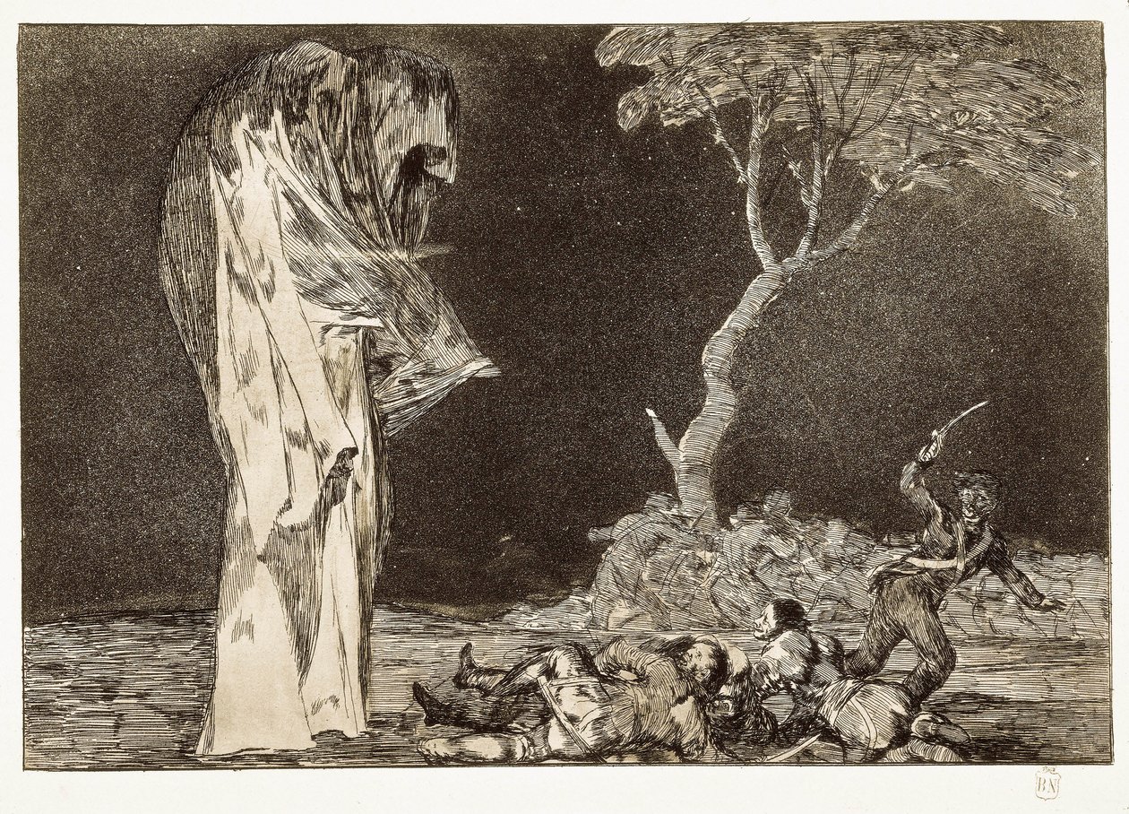 bord 2 in "Disparates" door Francisco de Goya
