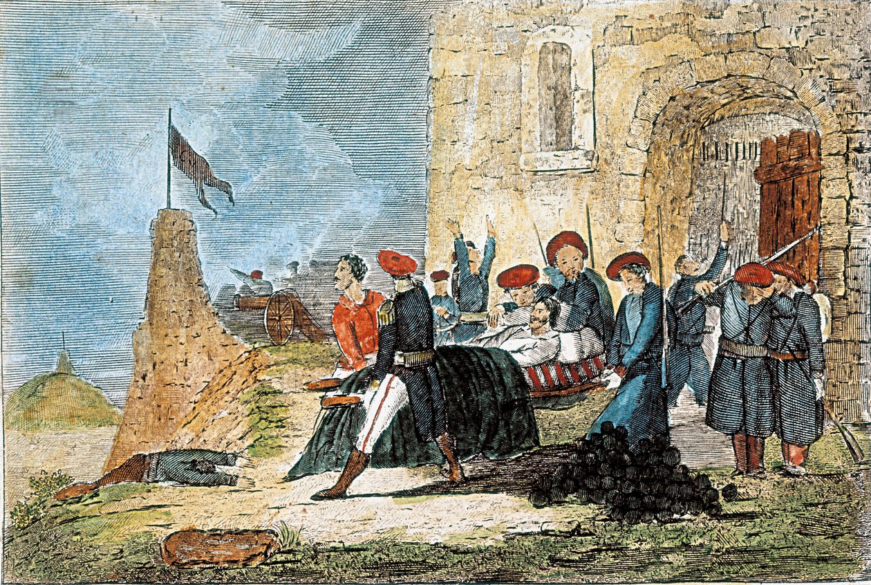 Eerste Carlistenoorlog: Beleg van Bilbao (1835) door Francisco Sainz y Pinto