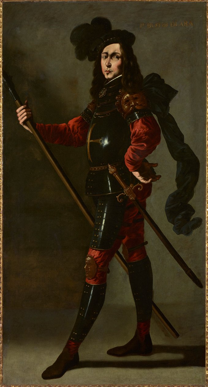 El Infante P. Bustos de Lara, ca 1640-1645 door Francisco de Zurbaran