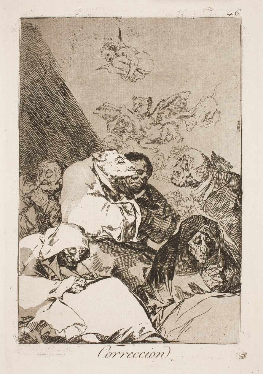 Woede door Francisco de Goya