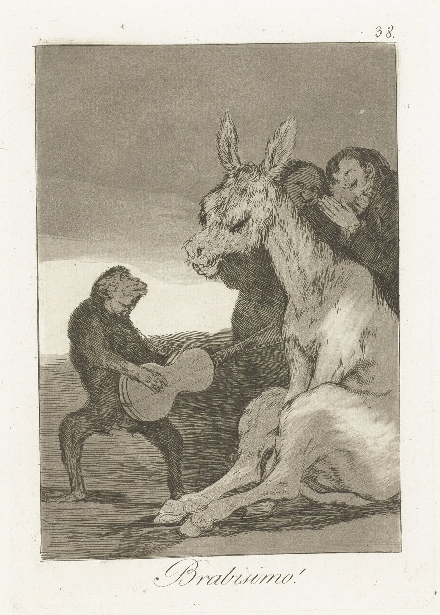 Bravo! door Francisco de Goya