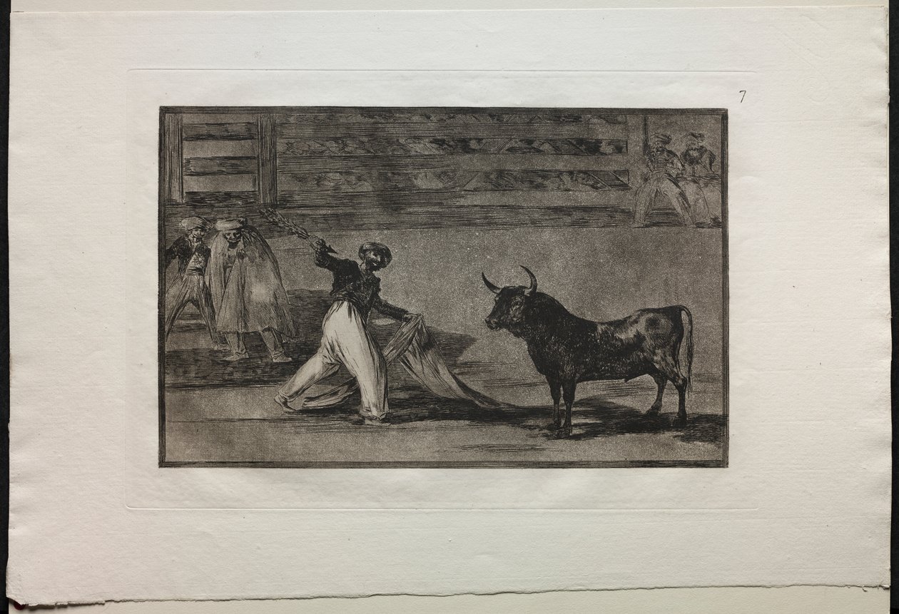 Stierengevechten: Oorsprong van de Harpoenen of Banderillas door Francisco de Goya