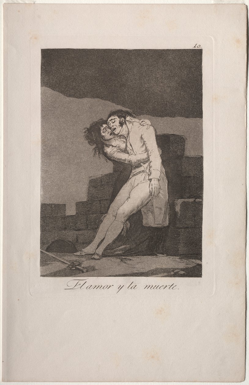 Caprichos: Liefde en dood door Francisco de Goya