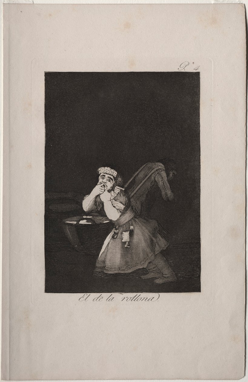 Caprichos: Nannys jongen door Francisco de Goya
