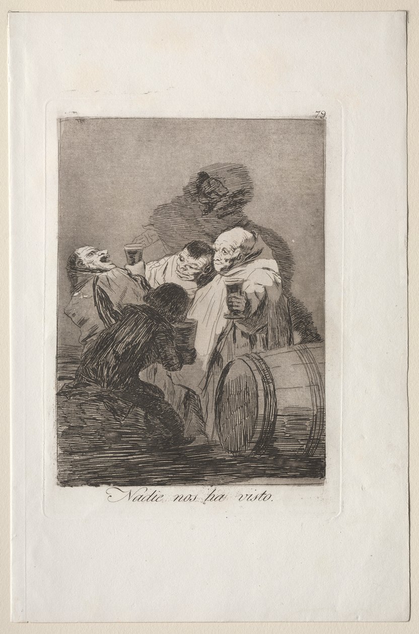 Caprichos: Niemand heeft ons gezien door Francisco de Goya