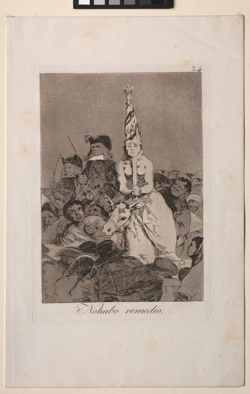Caprichos: Er kon niets aan gedaan worden door Francisco de Goya