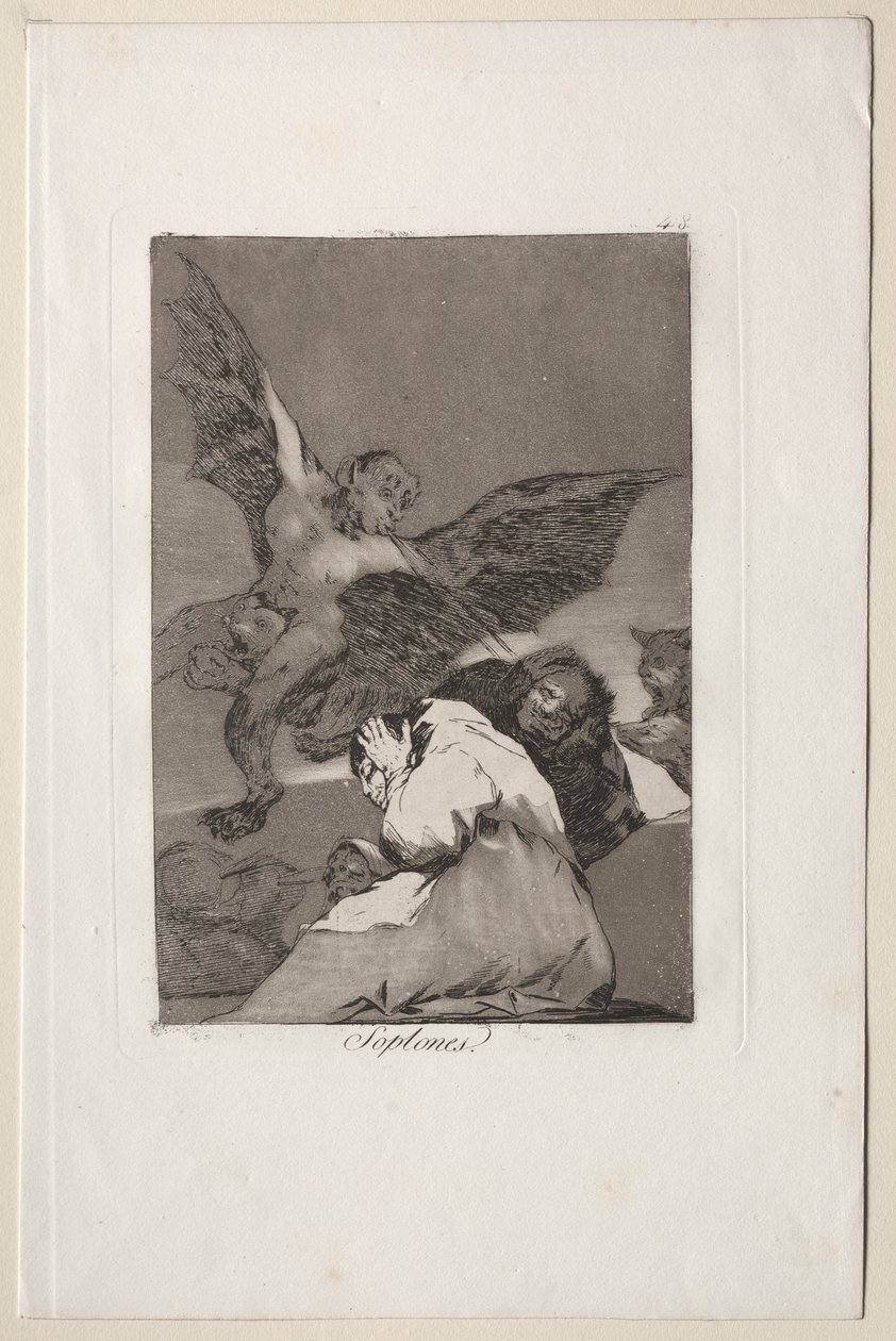 Caprichos: Roddelblazers door Francisco de Goya