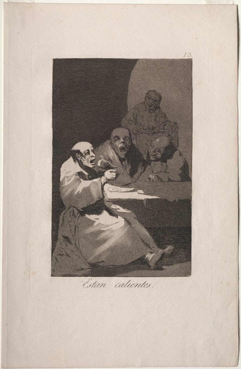 Caprichos: Ze zijn heet door Francisco de Goya
