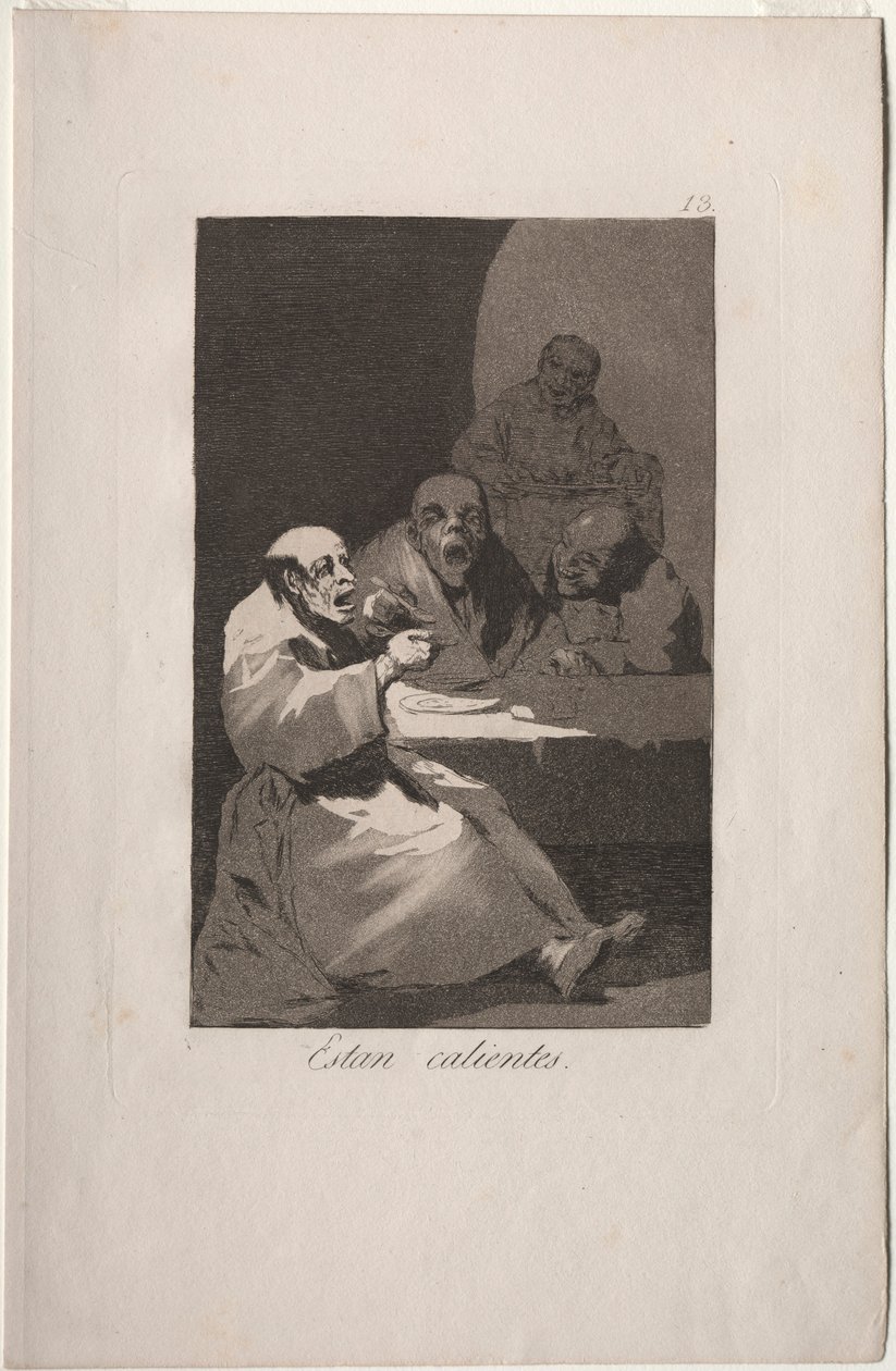 Caprichos: Ze zijn heet door Francisco de Goya