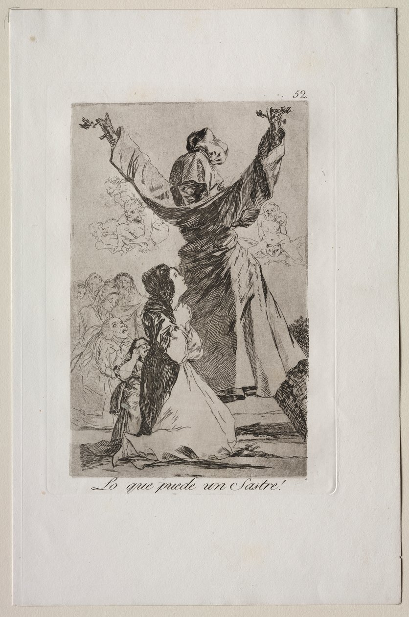 Caprichos: Wat een kleermaker kan doen! door Francisco de Goya