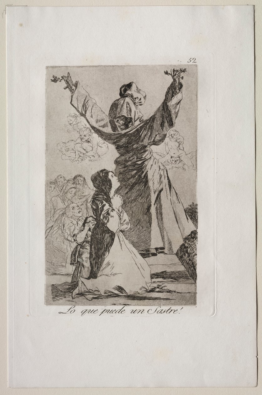 Caprichos: Wat een kleermaker kan doen! door Francisco de Goya