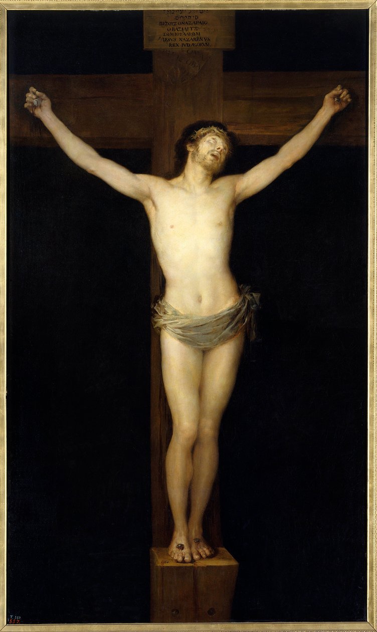 Christus gekruisigd Schilderij door Francisco de Goya (1746-1828) 19e eeuw door Francisco de Goya