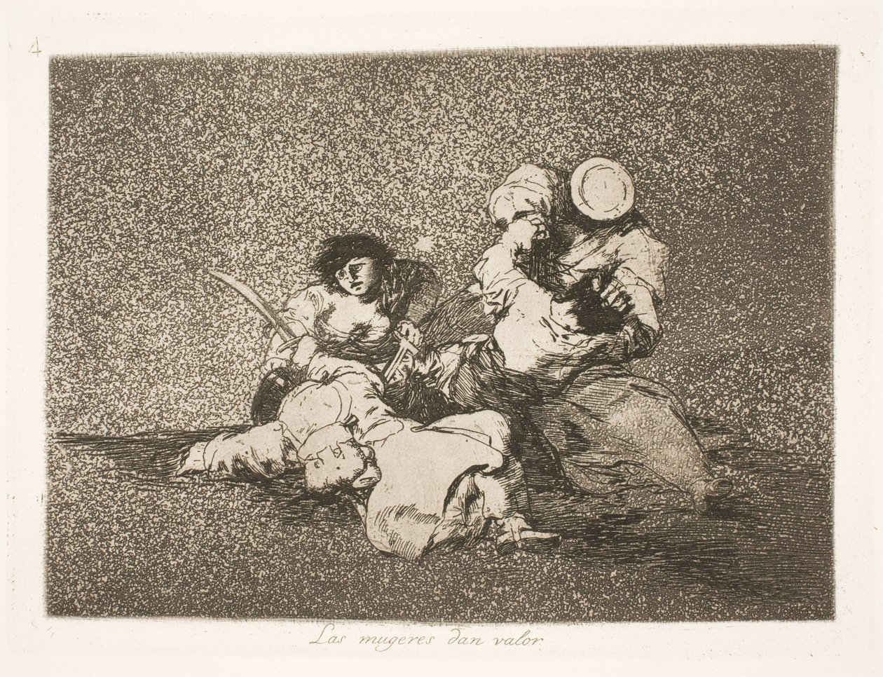 Het zijn de vrouwen die moed geven (4) door Francisco de Goya